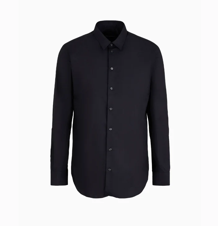 01CA9T 0130C 922 BLU NAVY ARMANI DRESS SHIRT