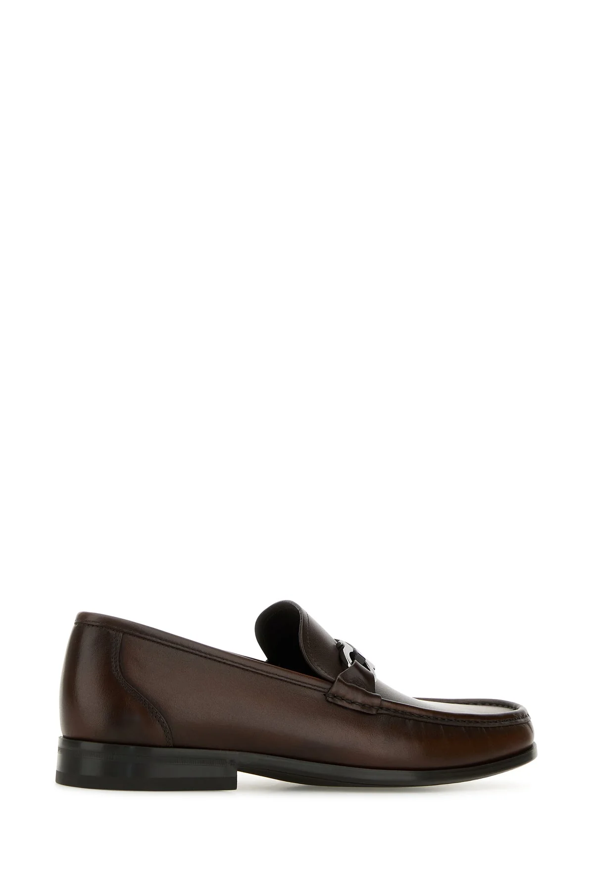 029457 7787872E MIDHICTMOR BROWN FERRAGAMO MEN SHOES - Image 3