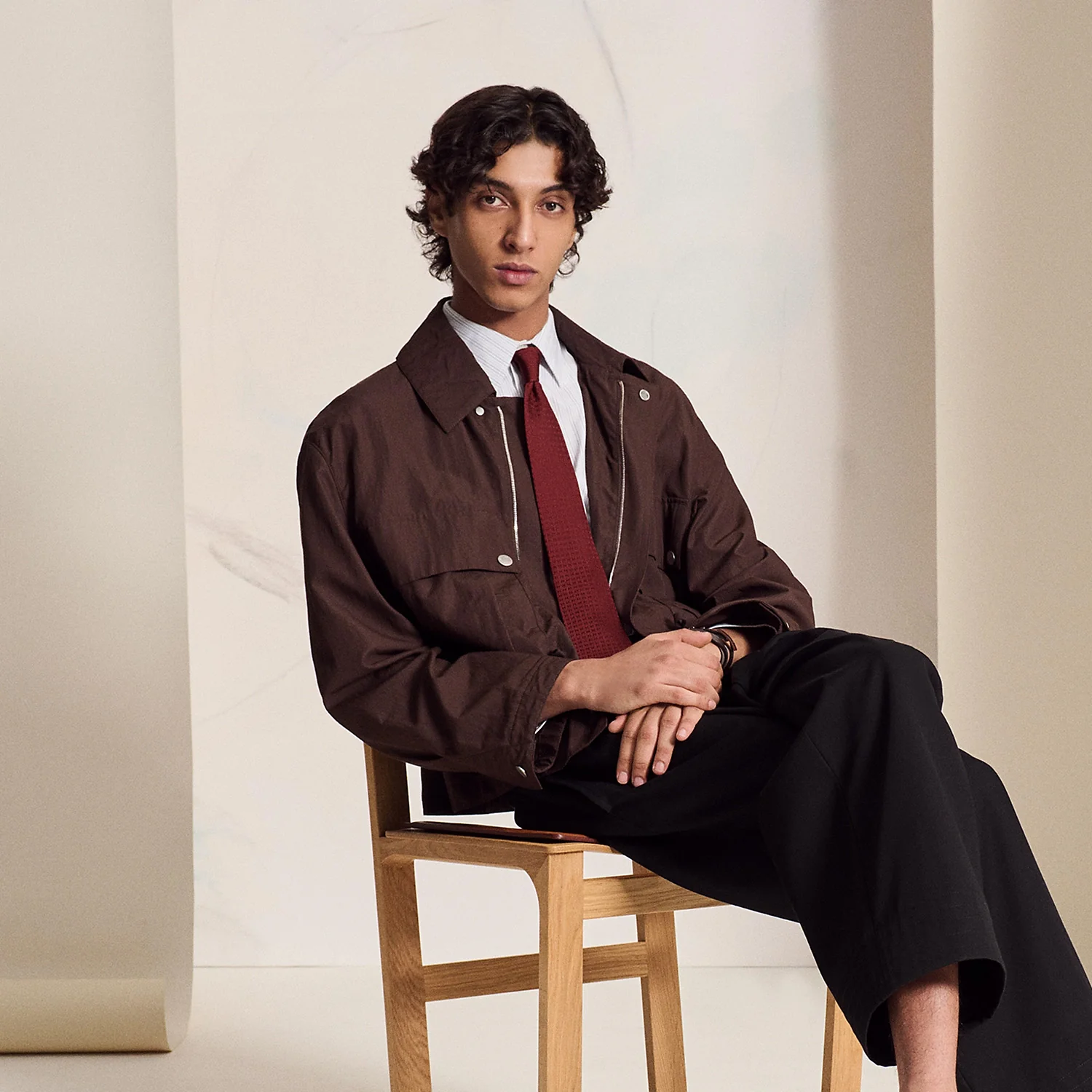 HERMES Faconnee H tie - Image 2