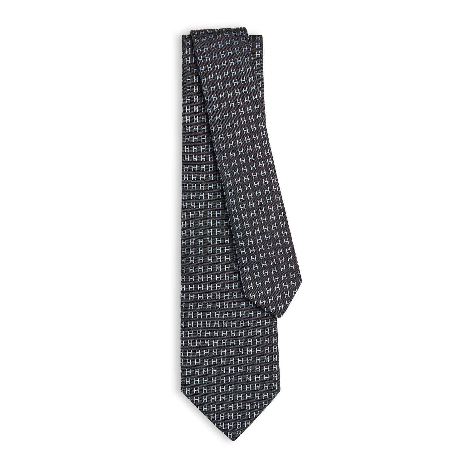HERMES Two-tone shaped tie H