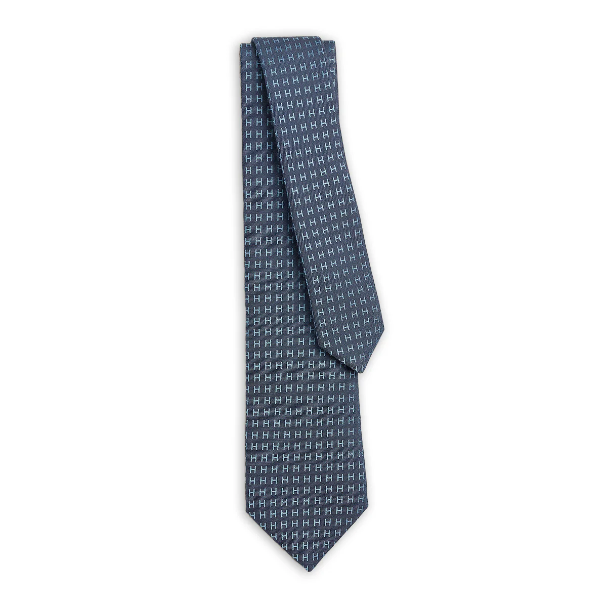 HERMES Faconnee H Bicolore tie