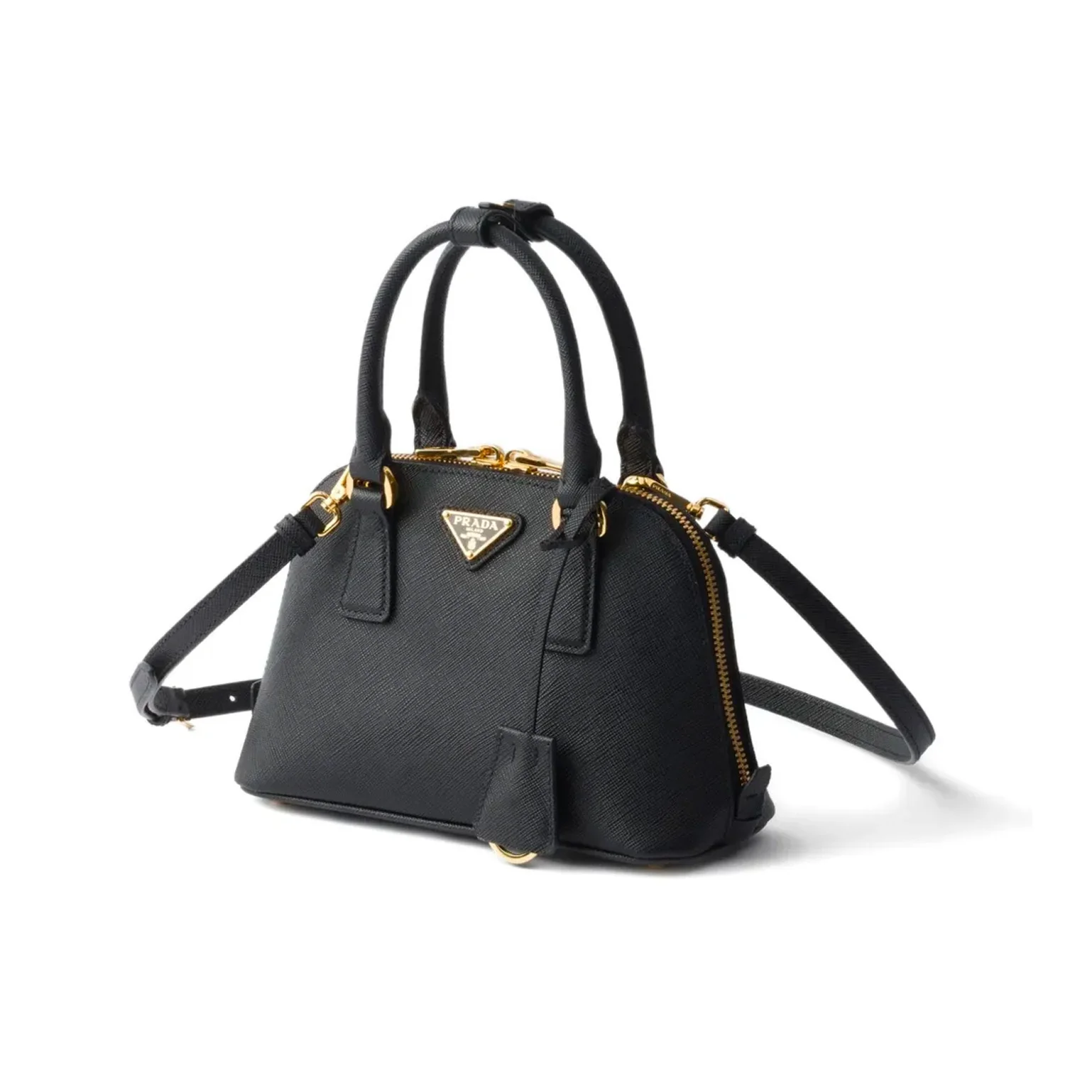 Prada Promenade Mini Saffiano Leather Bag - Image 3
