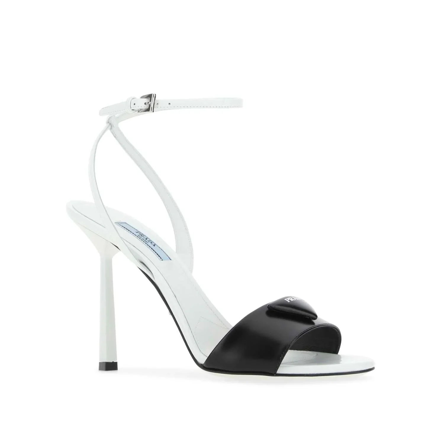 Prada Logo Detailed Ankle Strap Sandals - Image 2