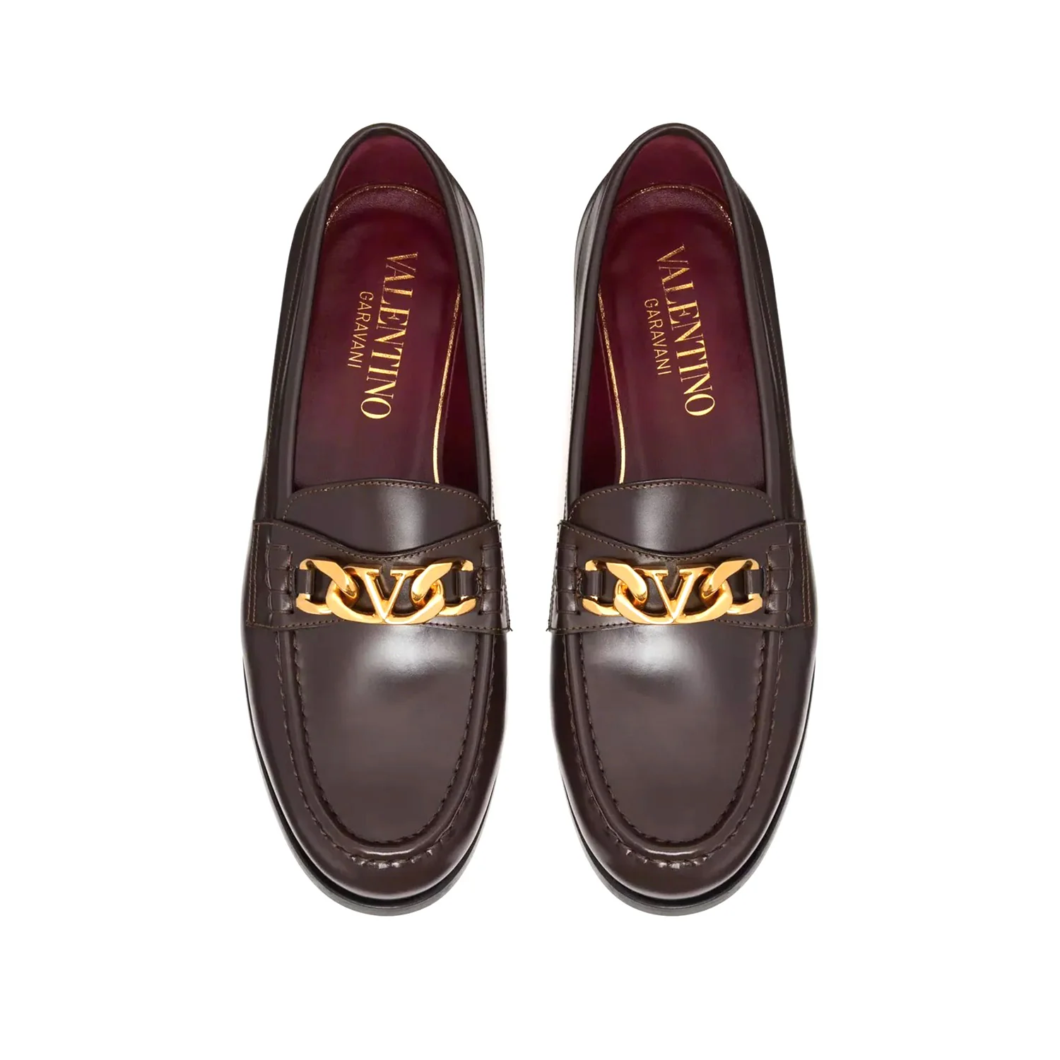 1Y2S0G03YZX NM8B VALENTINO SHOES MEN BROWN - Image 2