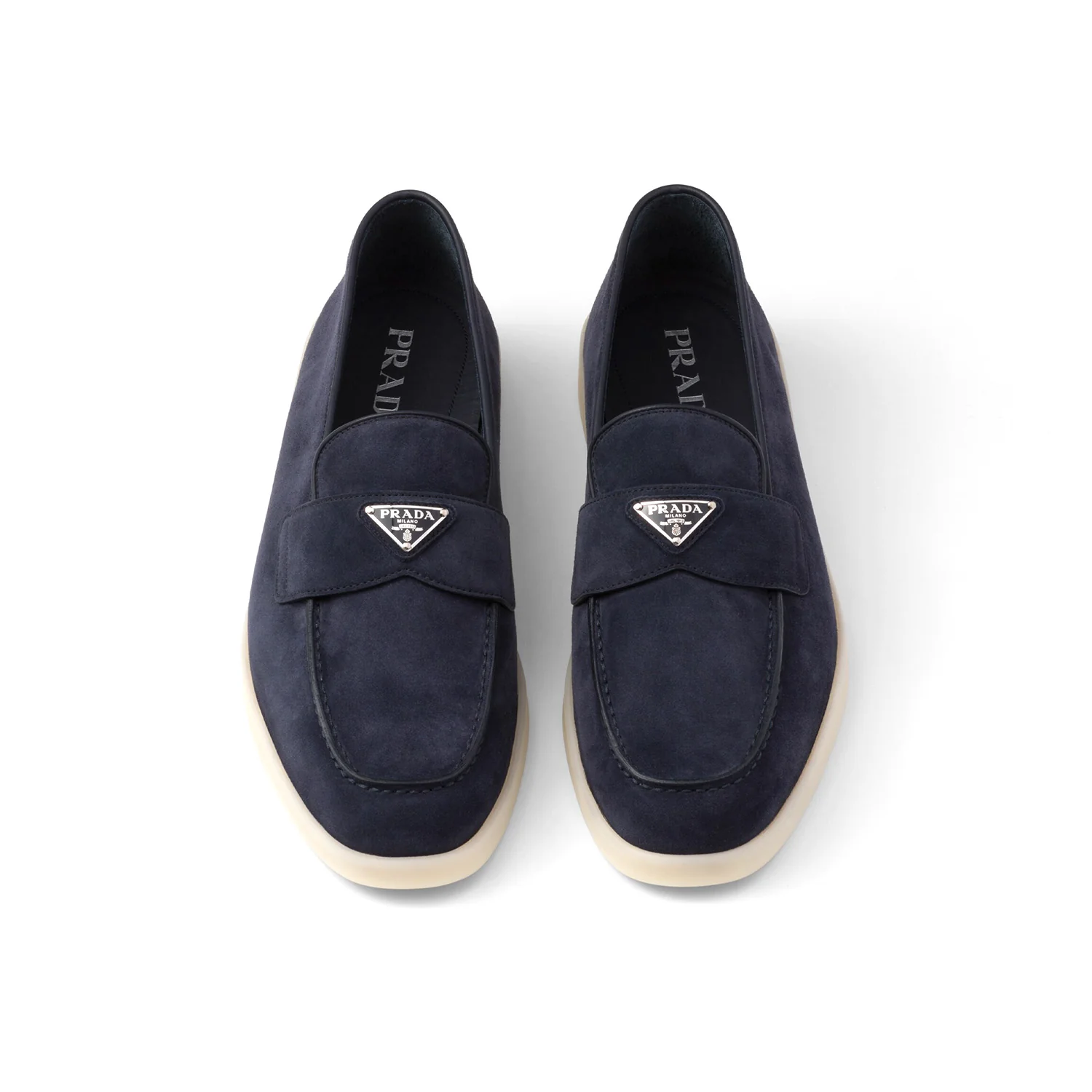 Prada Iconic Suede Loafers - Image 2