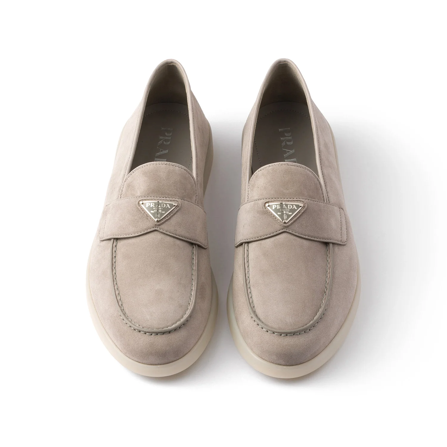 Prada Iconic Suede Loafers - Image 2