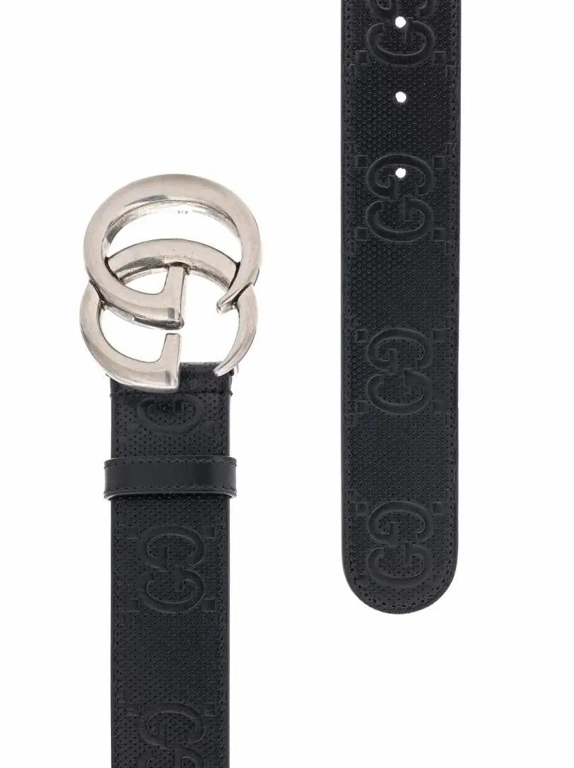 406831 1W3AF 1000 BLACK GUCCI MEN BELT - Image 2