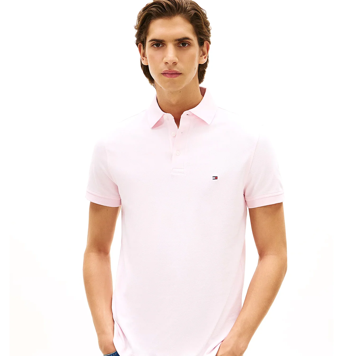 Slim Fit Stretch Pique Polo