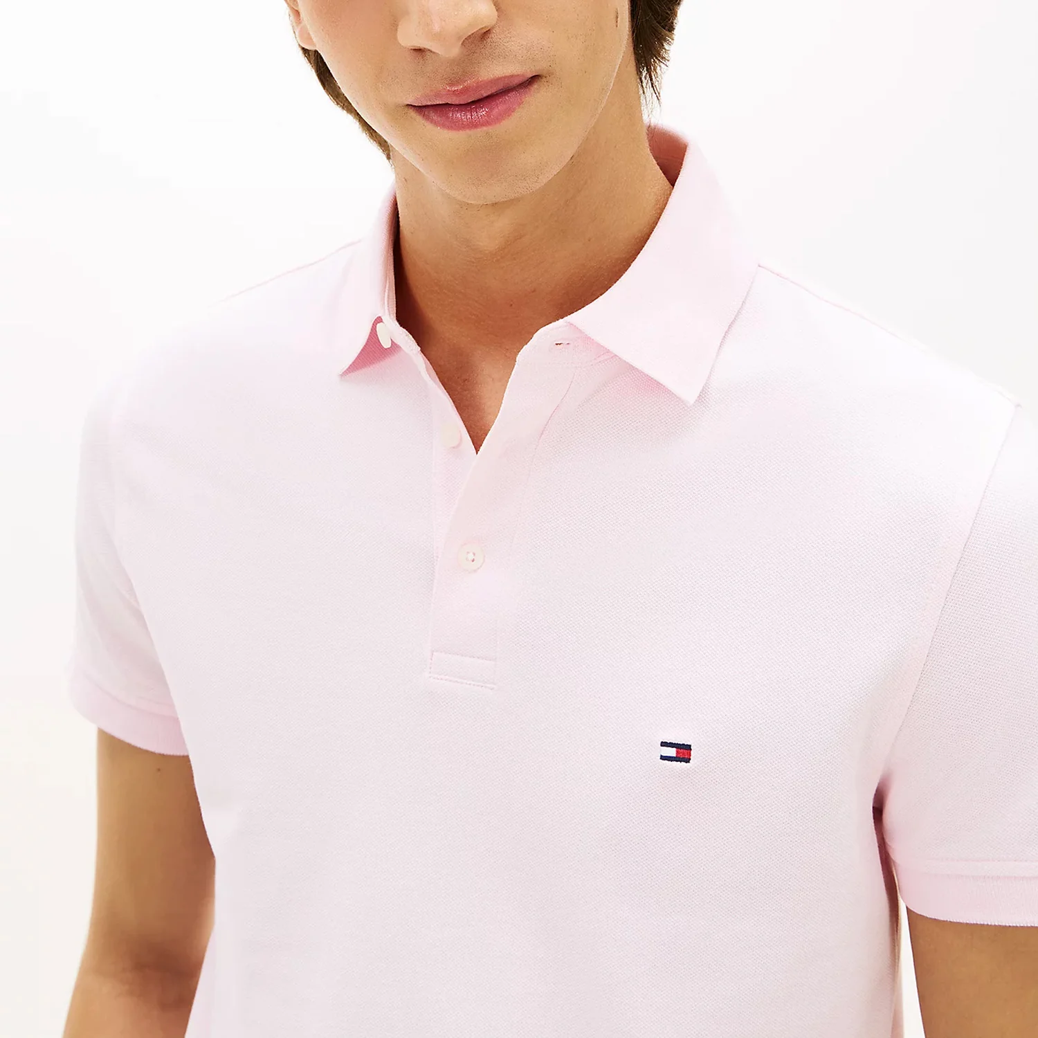 Slim Fit Stretch Pique Polo - Image 2