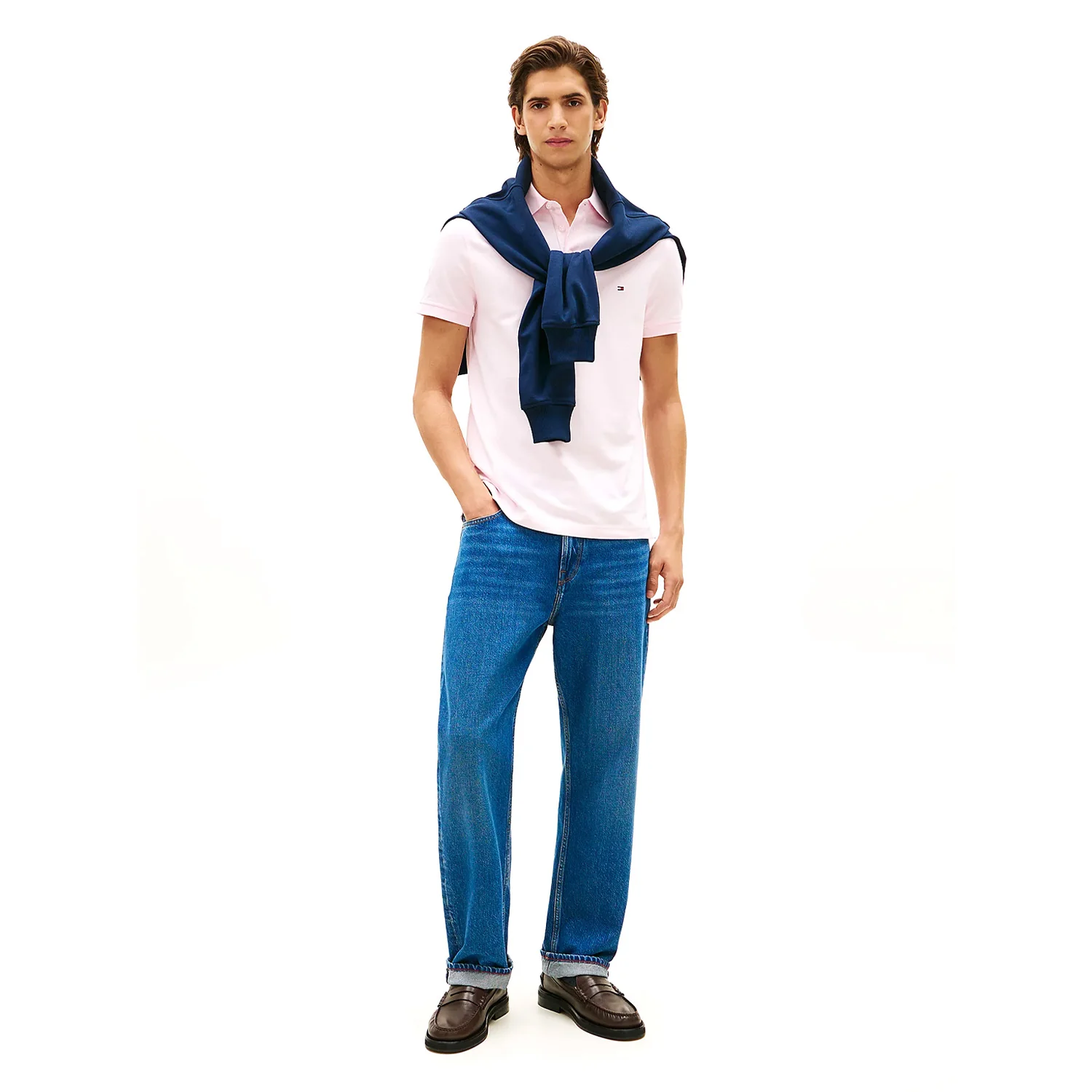 Slim Fit Stretch Pique Polo - Image 3