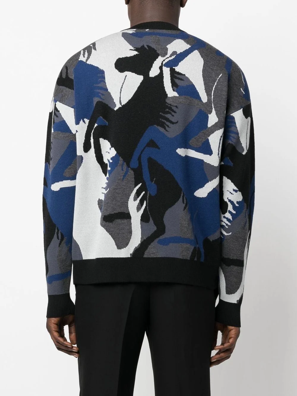 47514/01 BLACK FERRARI MEN SWEATER - Image 5