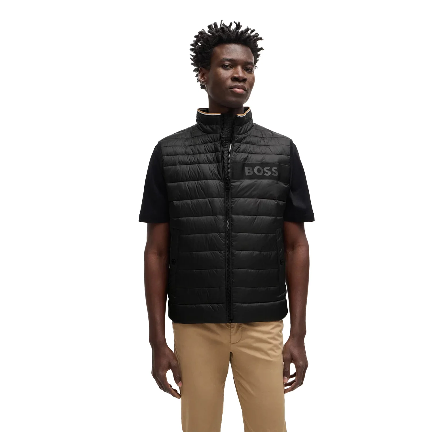 50464300 BLACK-001 BOSS MEN JACKET - Image 5
