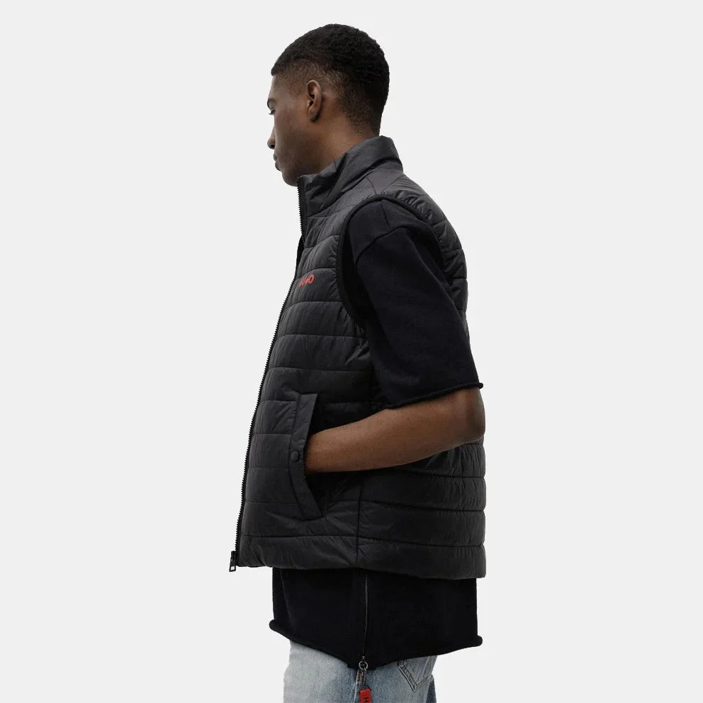 50468742 001 BOSS SLEEV LESS JACKET MEN BLACK - Image 3