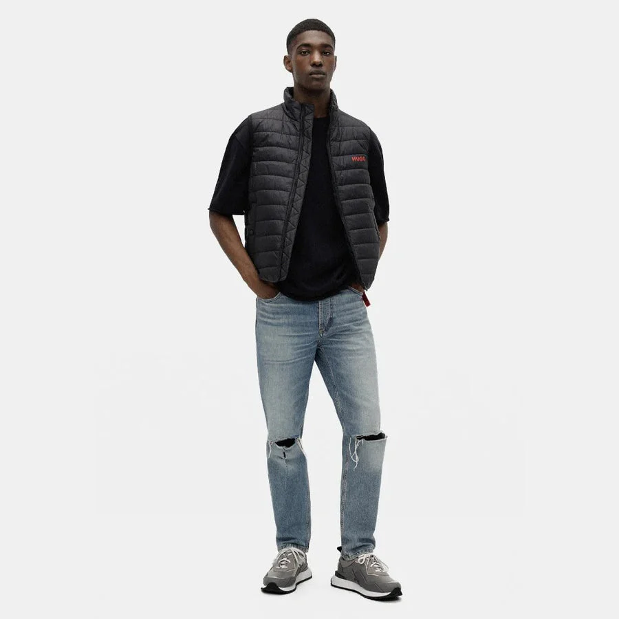 50468742 001 BOSS SLEEV LESS JACKET MEN BLACK - Image 4