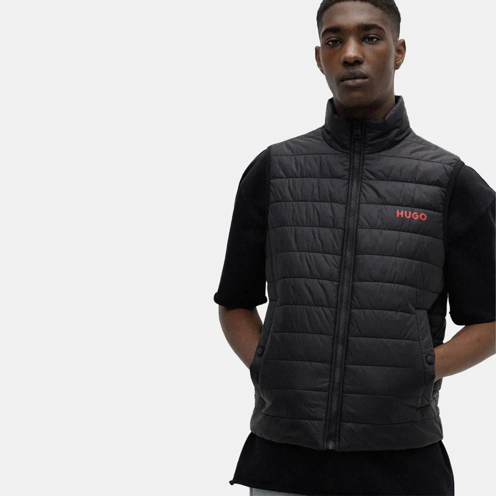 50468742 001 BOSS SLEEV LESS JACKET MEN BLACK - Image 5