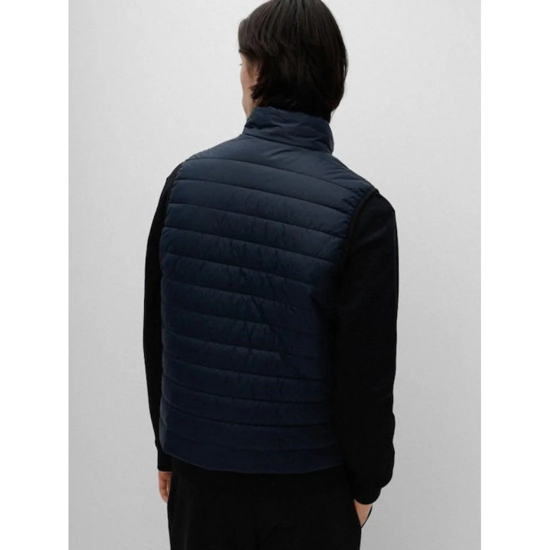 50468742 405 BOSS SLEEV LESS JACKET MEN NAVY - Image 3