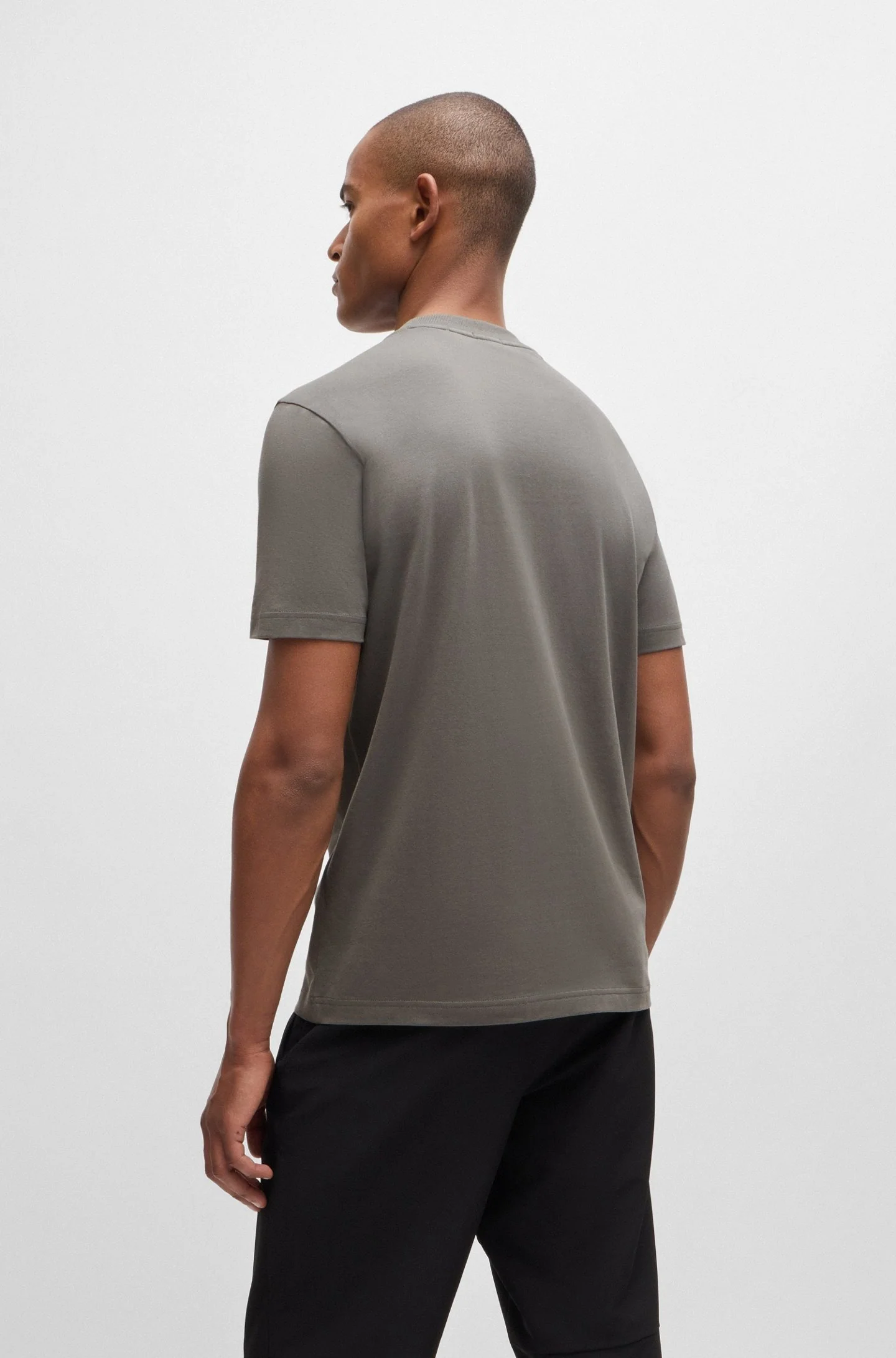 50473840 021 D.GREY BOSS T-SHIRTS MEN - Image 3