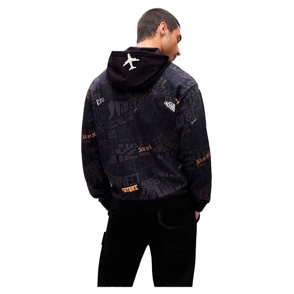 50476403-001 BLACK BOSS MEN SWEATSHIRT - Image 3