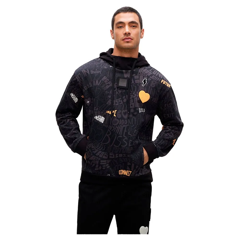 50476403-001 BLACK BOSS MEN SWEATSHIRT - Image 4