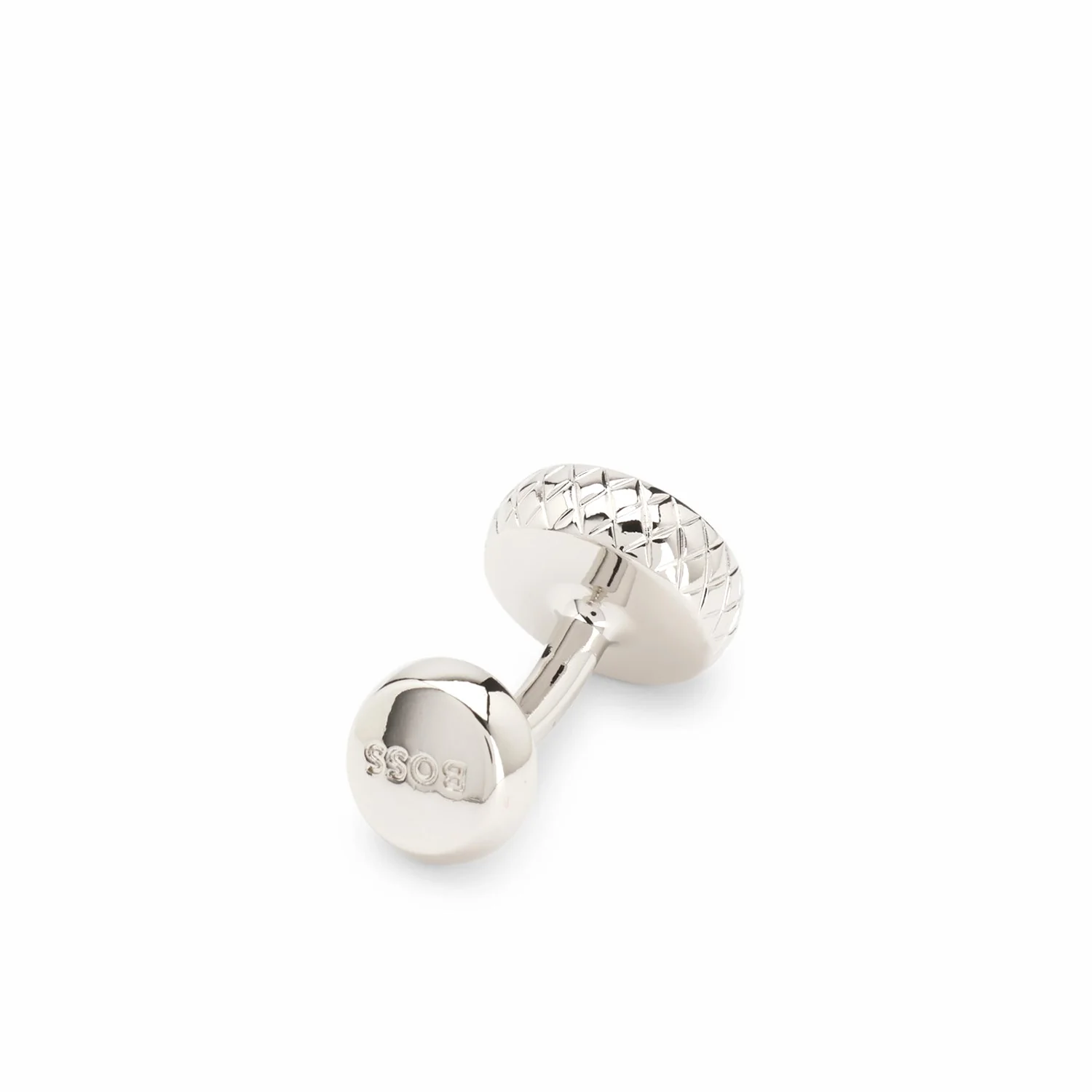 Boss Round Cufflinks With Enamel Insert - Image 3