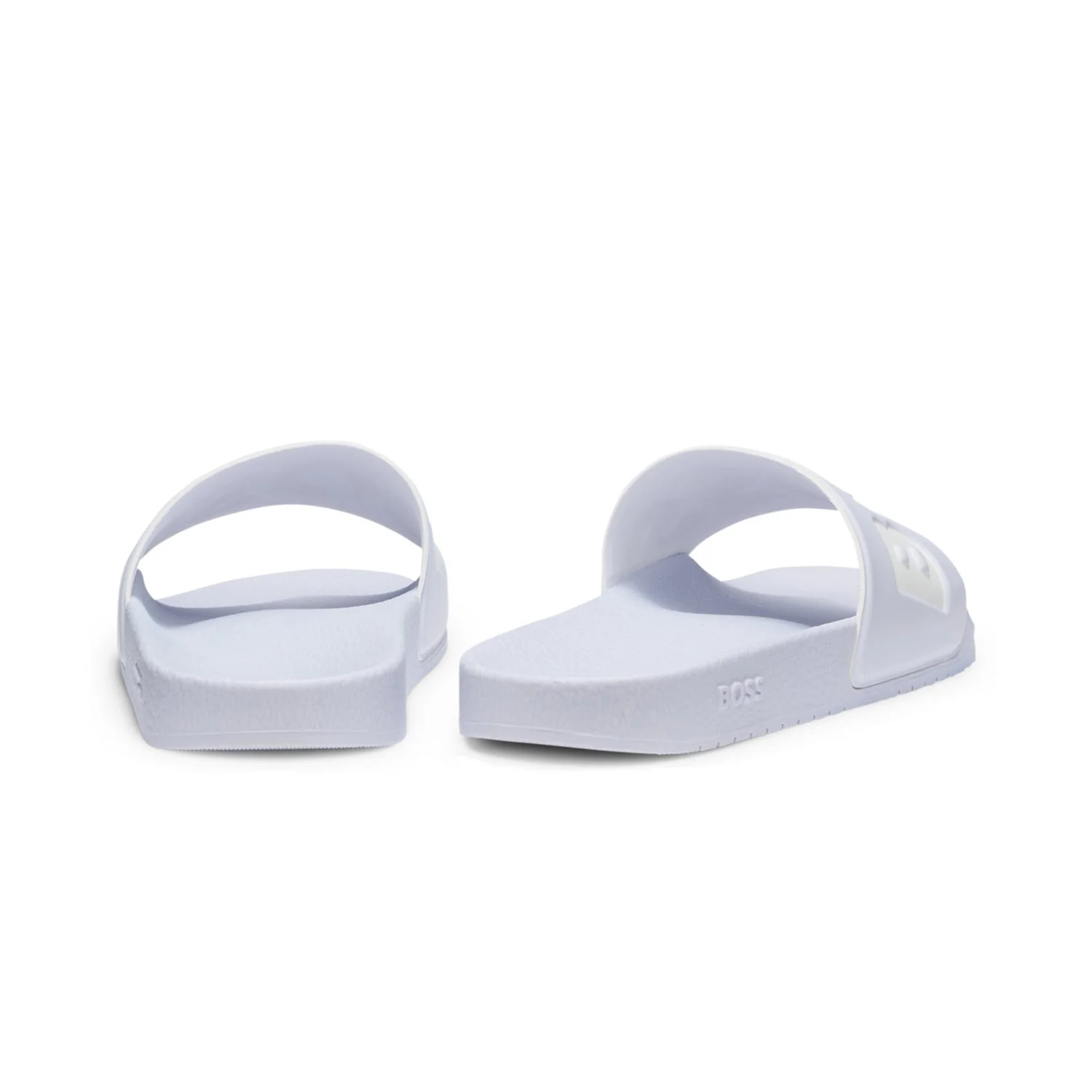 Boss Italian-Made Slides With Large Logo Detail - Image 3