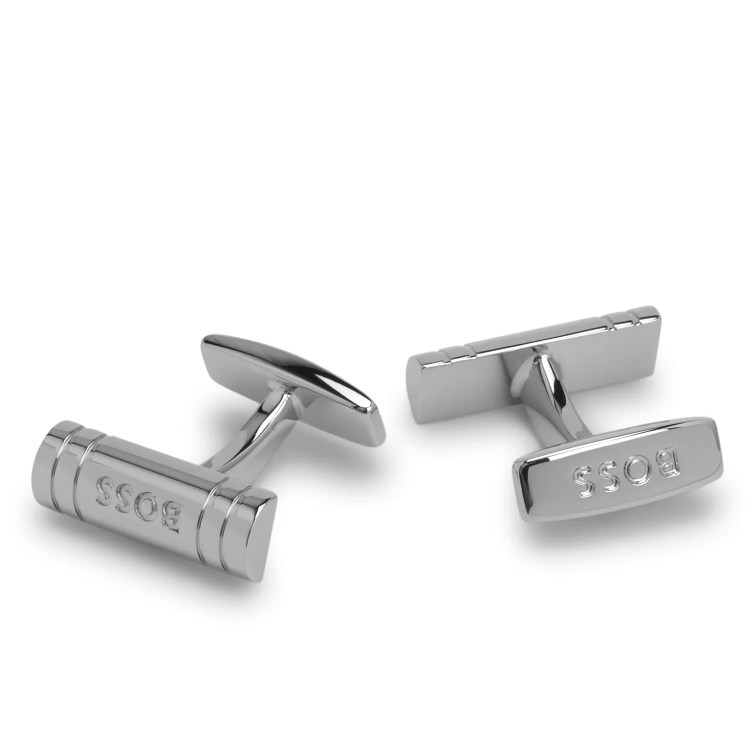 Boss Gift-Boxed Brass Cufflinks And Tie Bar Set