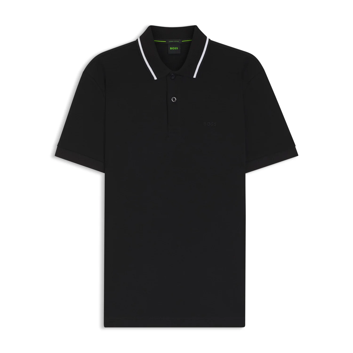 Boss Paddy Slim-Fit Polo Shirt In Interlock Cotton - Image 4