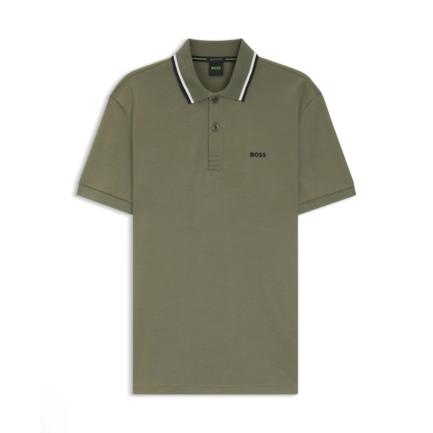 Boss Paddy Slim-Fit Polo Shirt In Interlock Cotton - Image 2