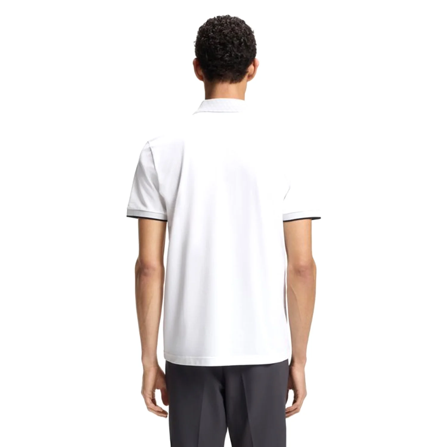 Boss Paddy Polo Shirt In Stretch Cotton With Moisture Management - Image 2