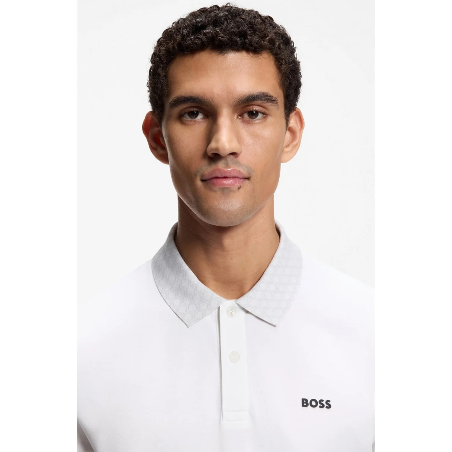 Boss Paddy Polo Shirt In Stretch Cotton With Moisture Management - Image 3