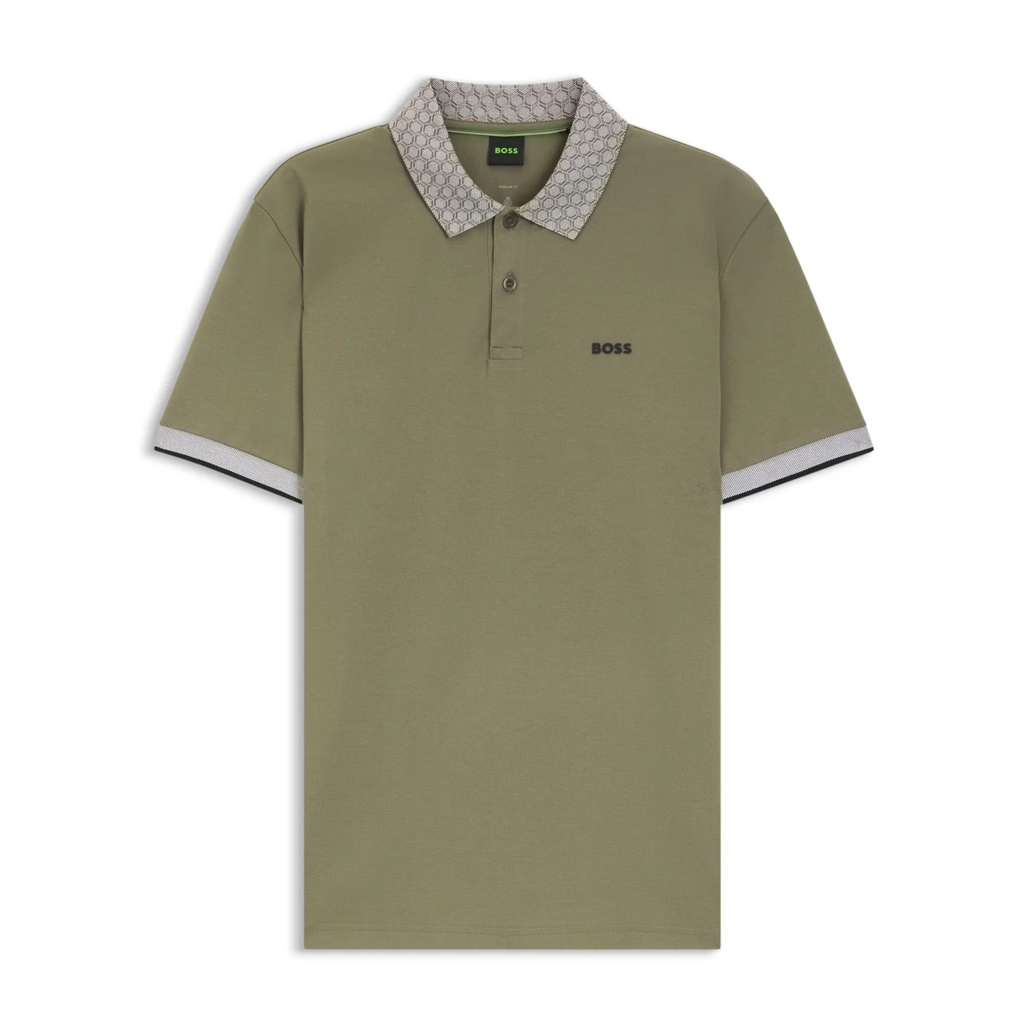 Boss Paddy Polo Shirt In Stretch Cotton With Moisture Management