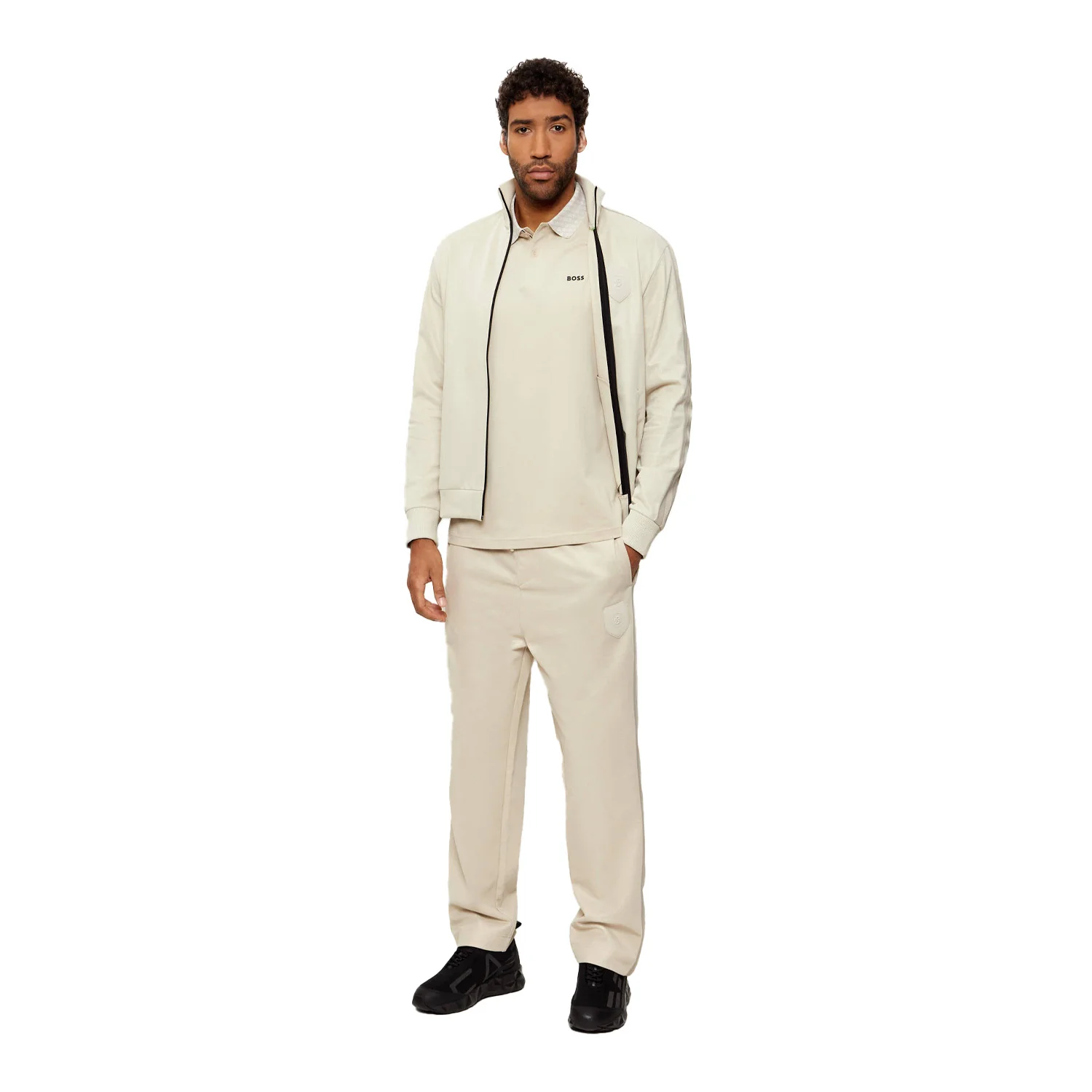 Boss Paddy Polo Shirt In Stretch Cotton With Moisture Management - Image 3
