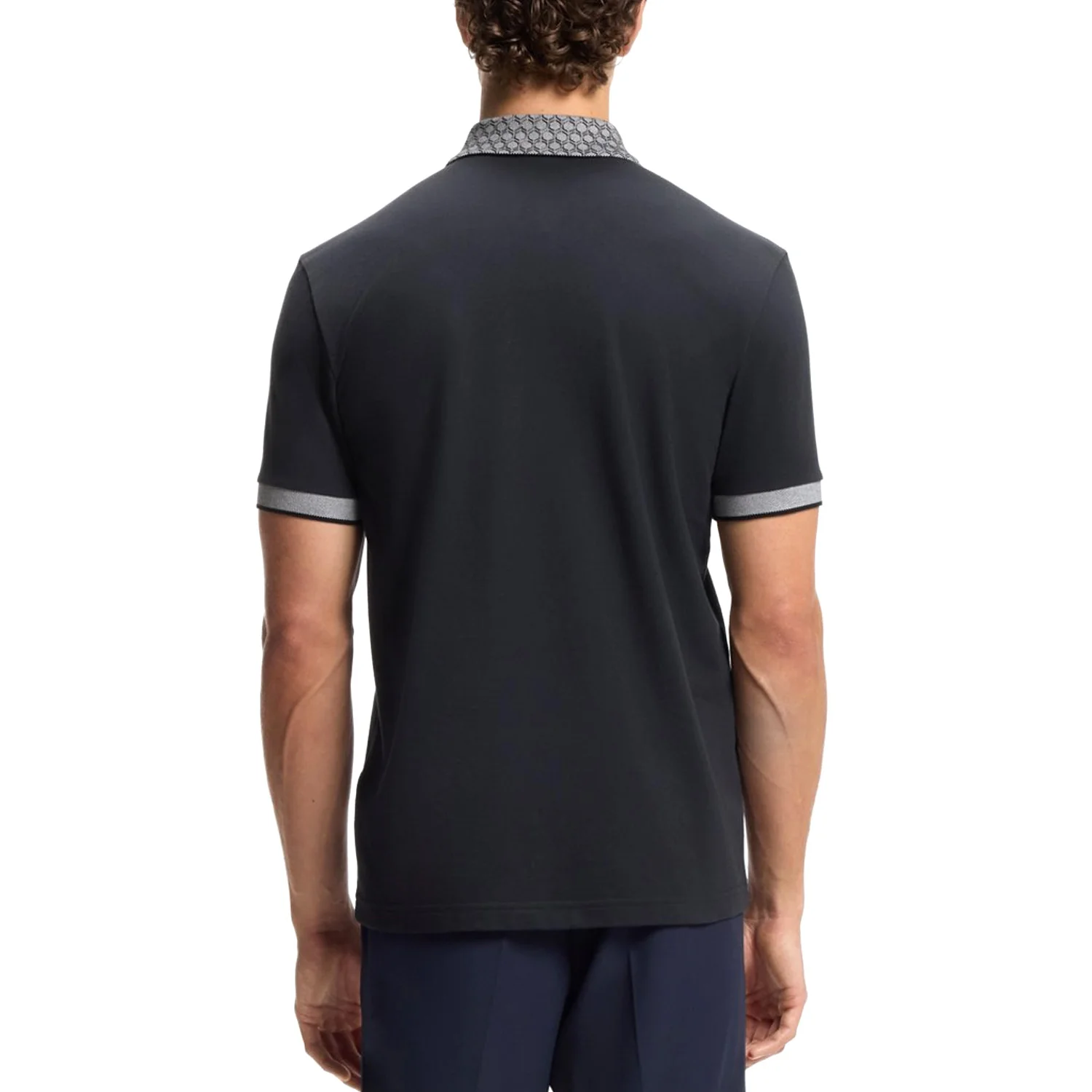 Boss Paddy Polo Shirt In Stretch Cotton With Moisture Management - Image 4