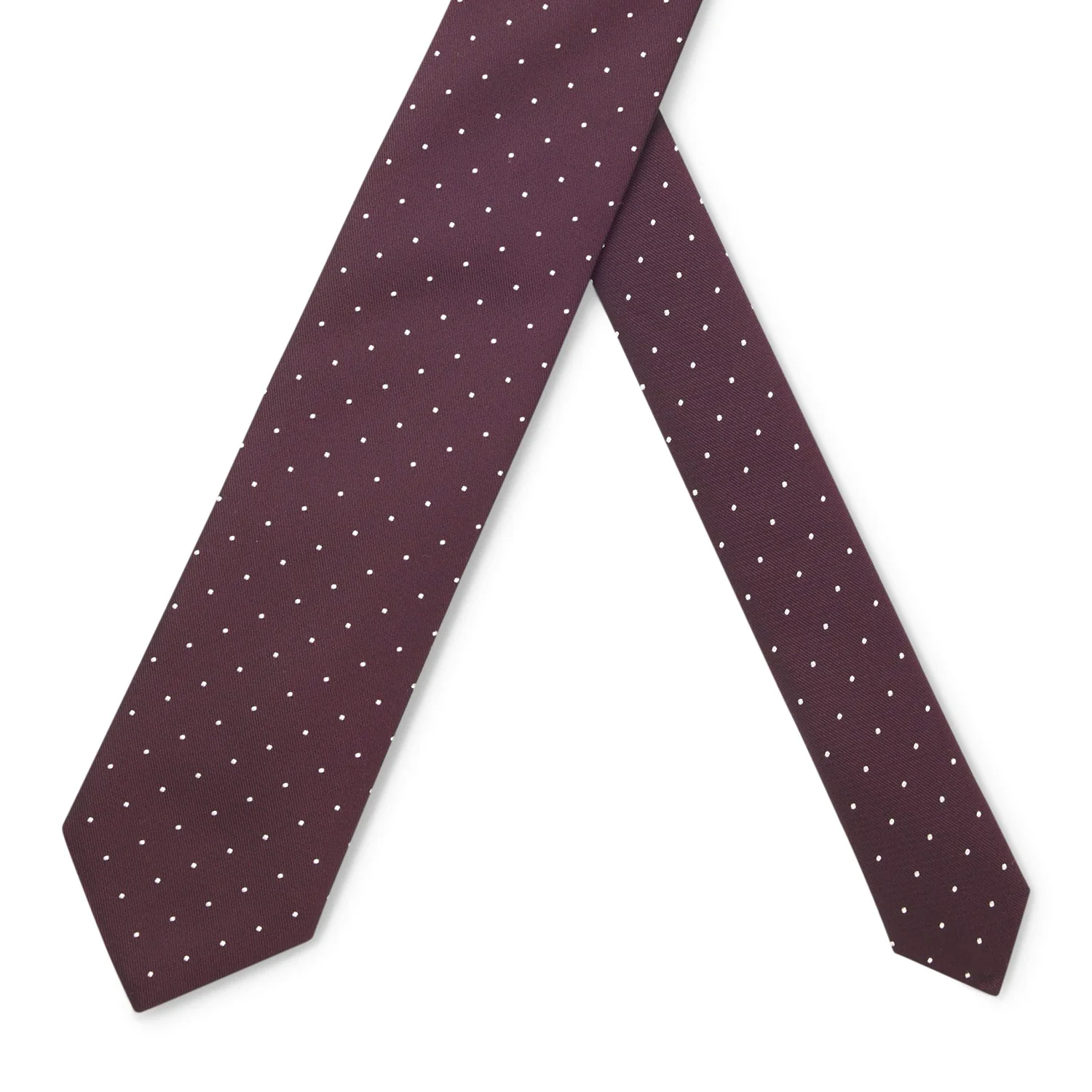Boss Silk-Blend Tie With Dot Pattern - Image 3