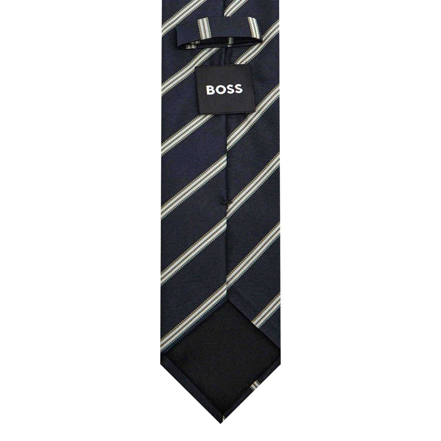 Boss Silk-Blend Tie With Diagonal Stripe - Image 3