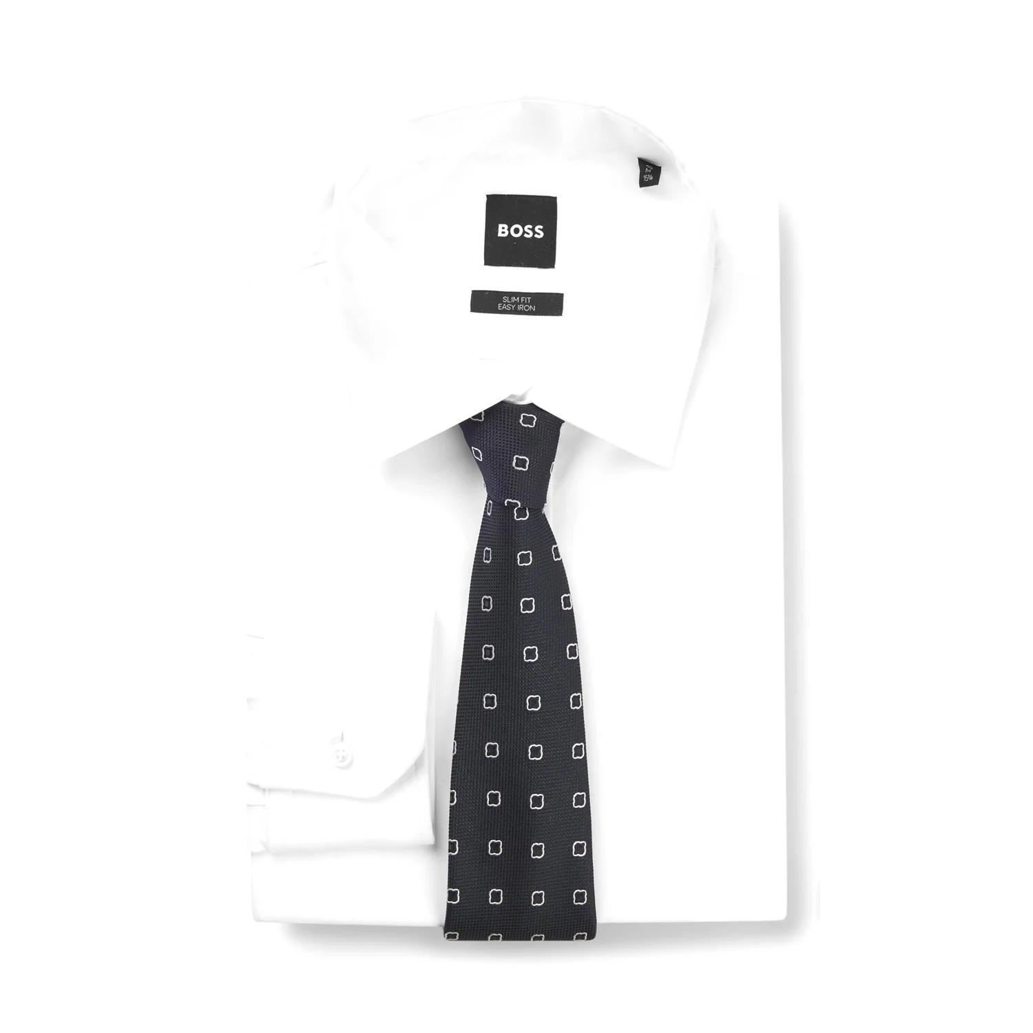 Boss Jacquard-Pattern Tie In A Silk Blend - Image 2