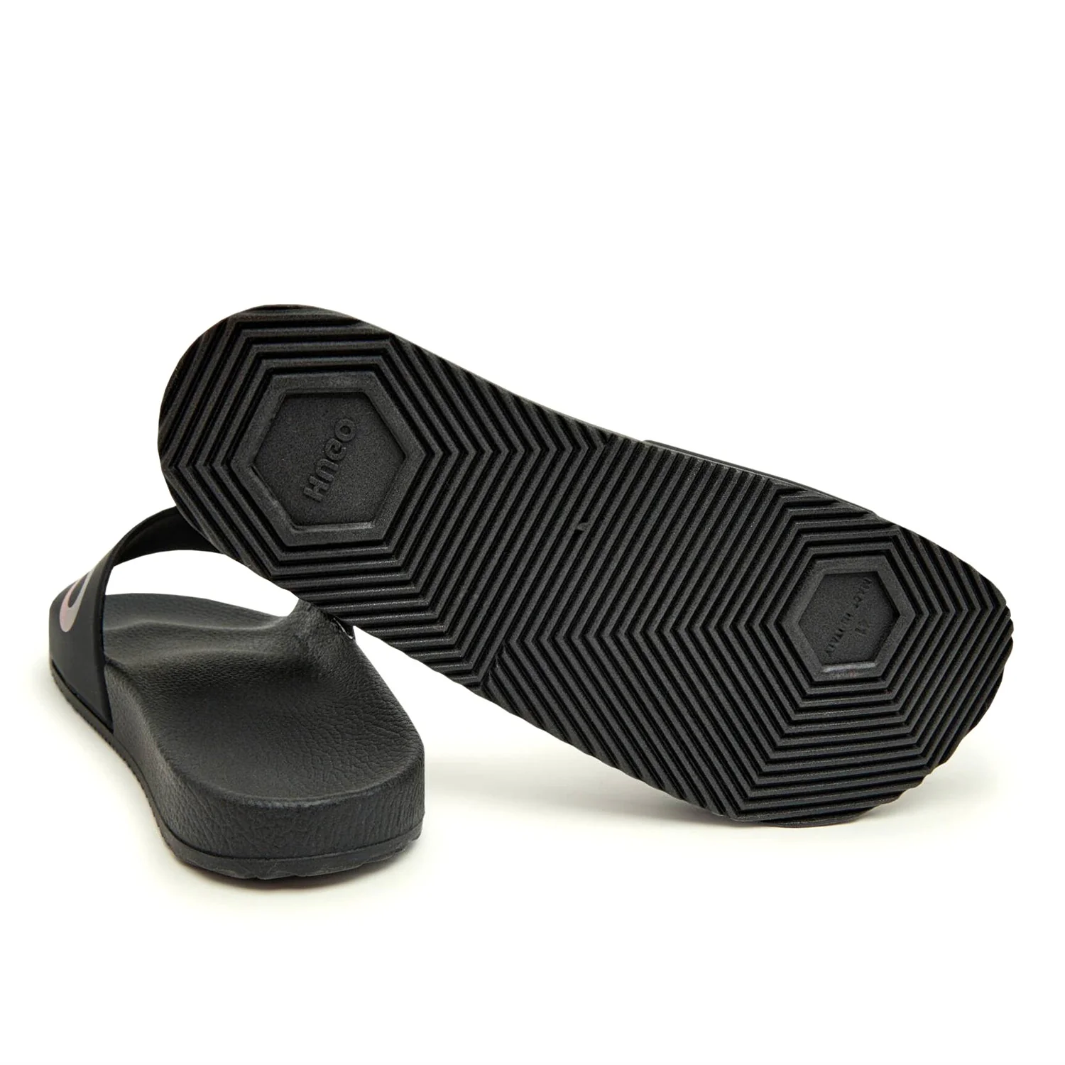 Hugo Italian-Made Slides With Tonal Logo - Image 4