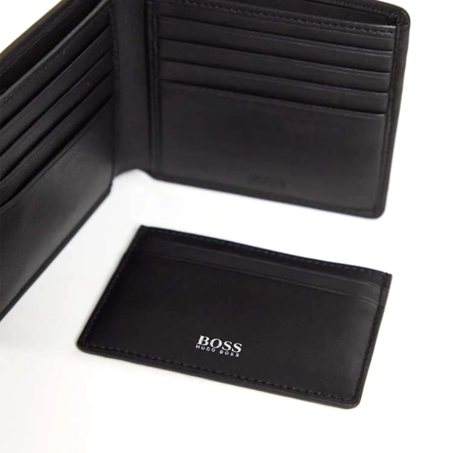Boss Simple Logo Wallet And Card Holder Gift Set - Image 3