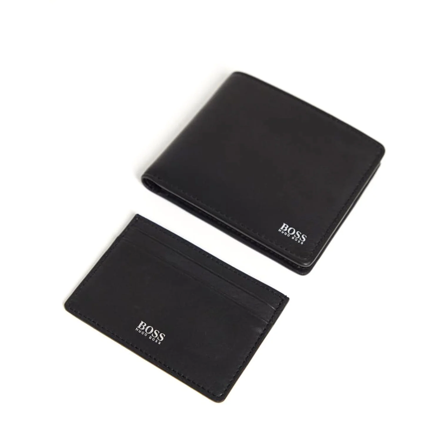 Boss Simple Logo Wallet And Card Holder Gift Set - Image 4