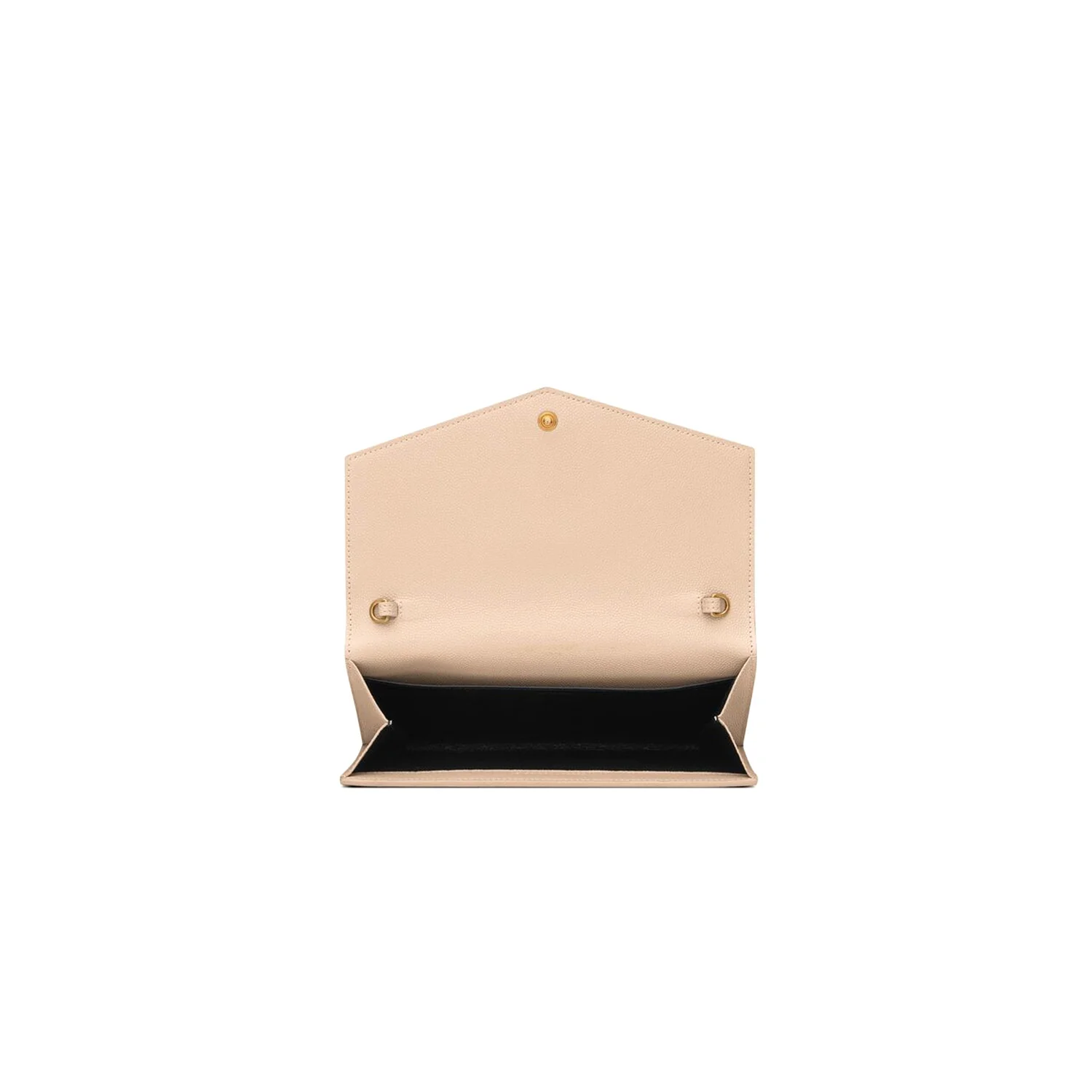 Ysl Uptown Chain Wallet In Grain De Poudre Embossed Leather - Image 4