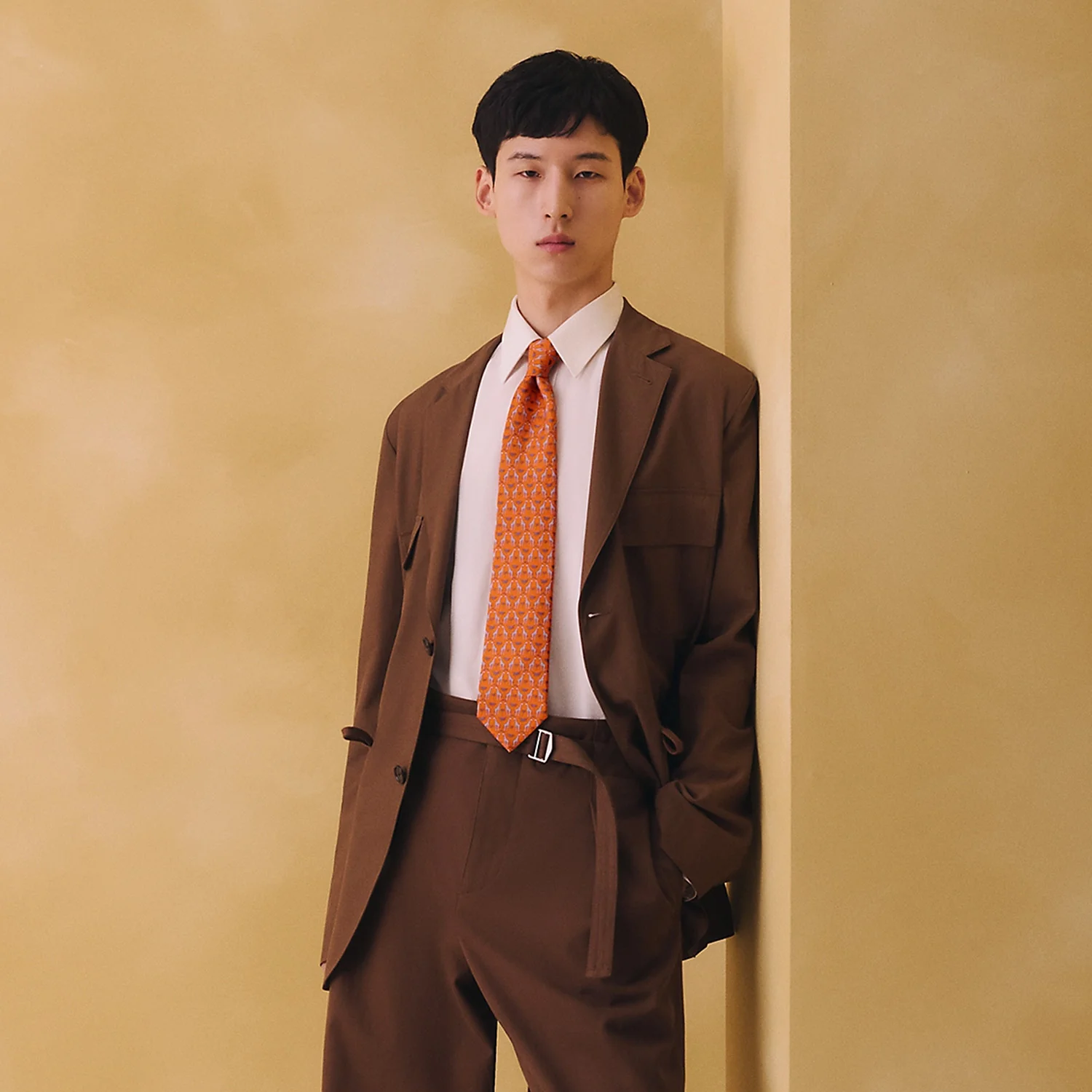 HERMES Giraffes tie - Image 2