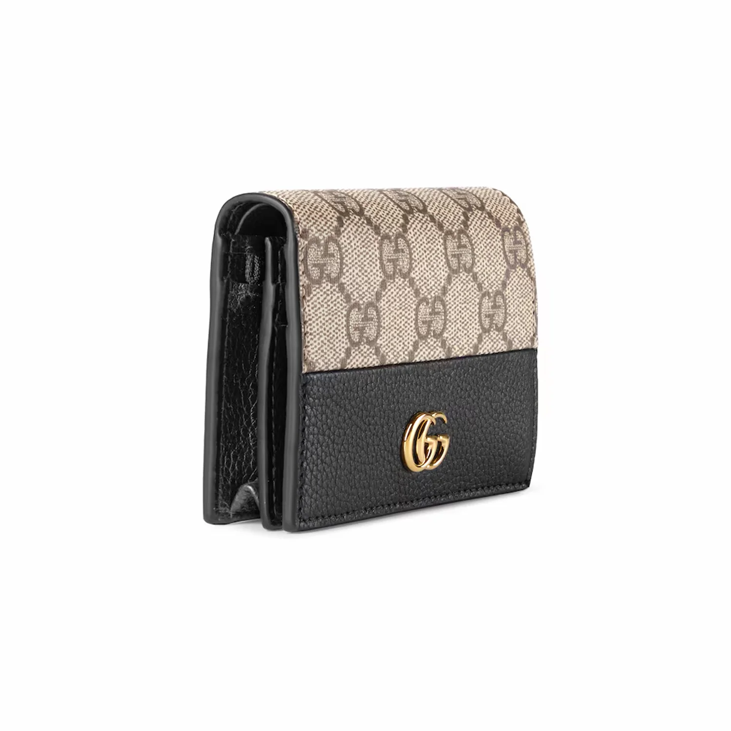 Bi-Colour Gg Marmont Card Case Wallet - Image 2