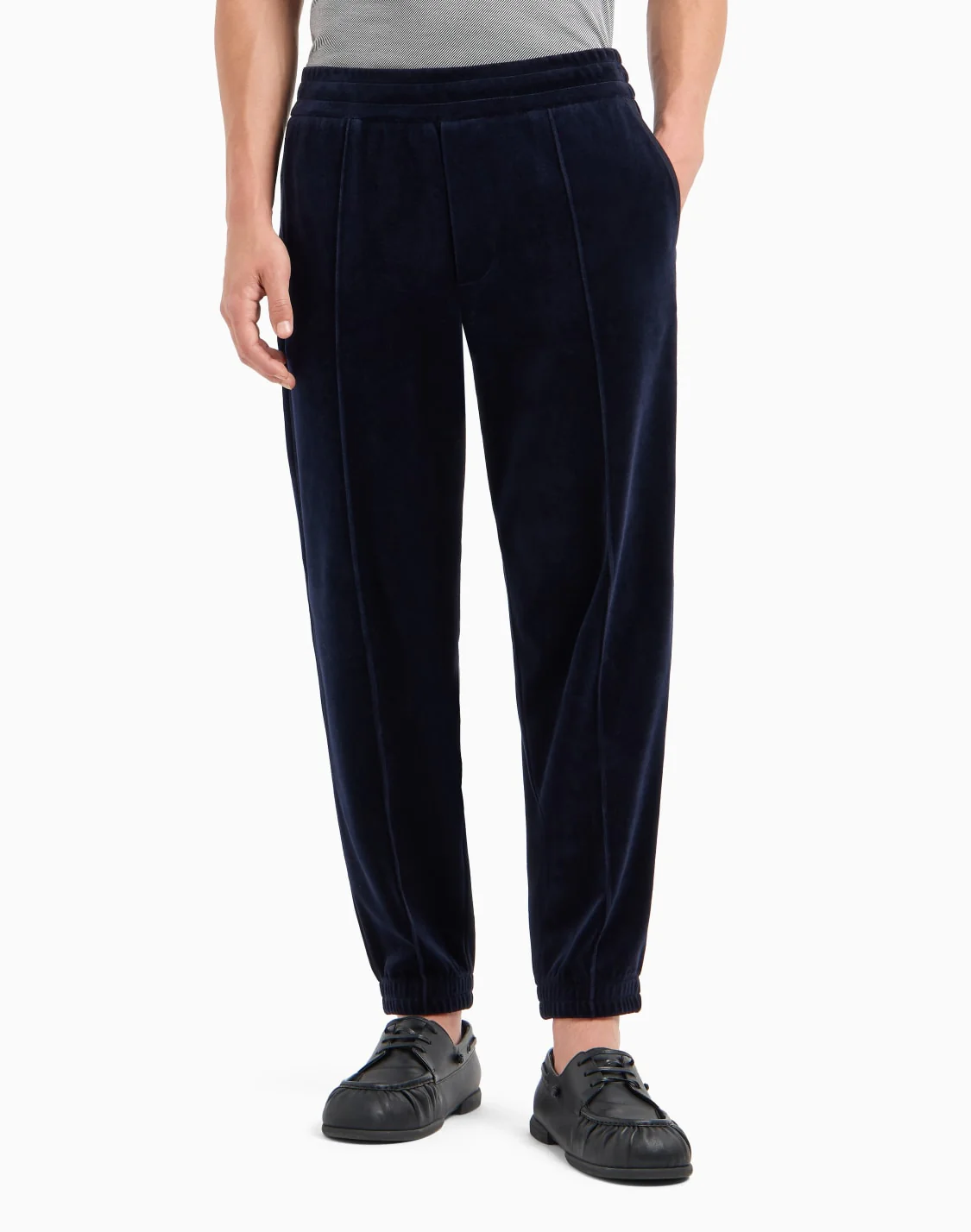 6D1PK3 1JHSZ 0920 BLU NAVY ARMANI TROUSERS - Image 3