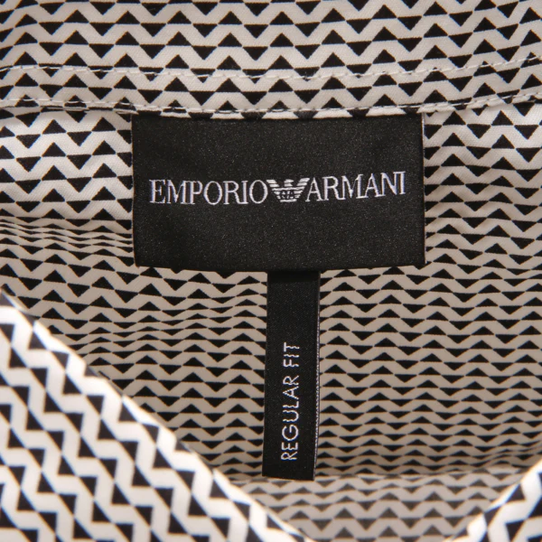 6R1C86 1NMVZ F1D7 ONDE B/N ARMANI CASUAL SHIRTS - Image 3