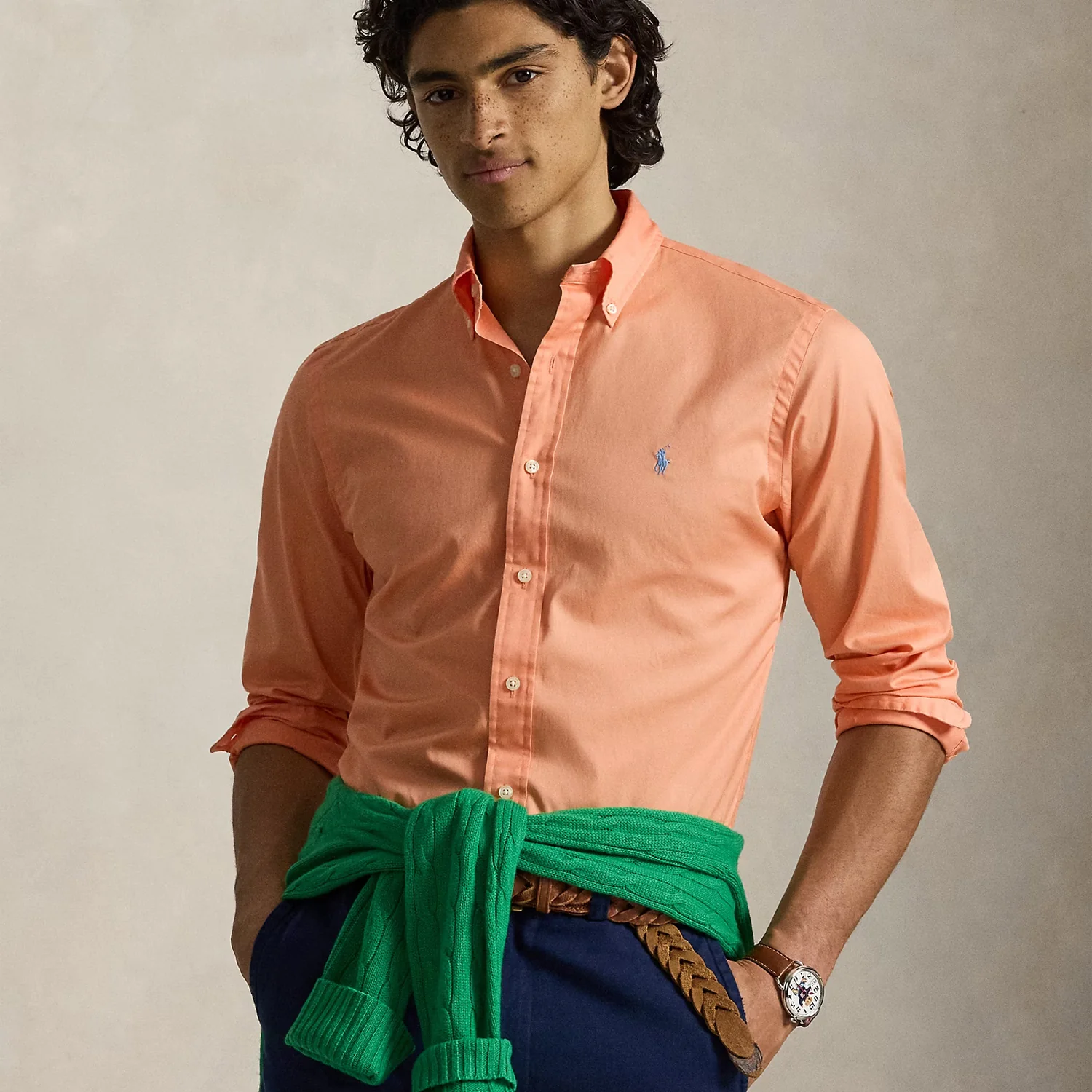 Custom Fit Featherweight Twill Shirt - Image 2