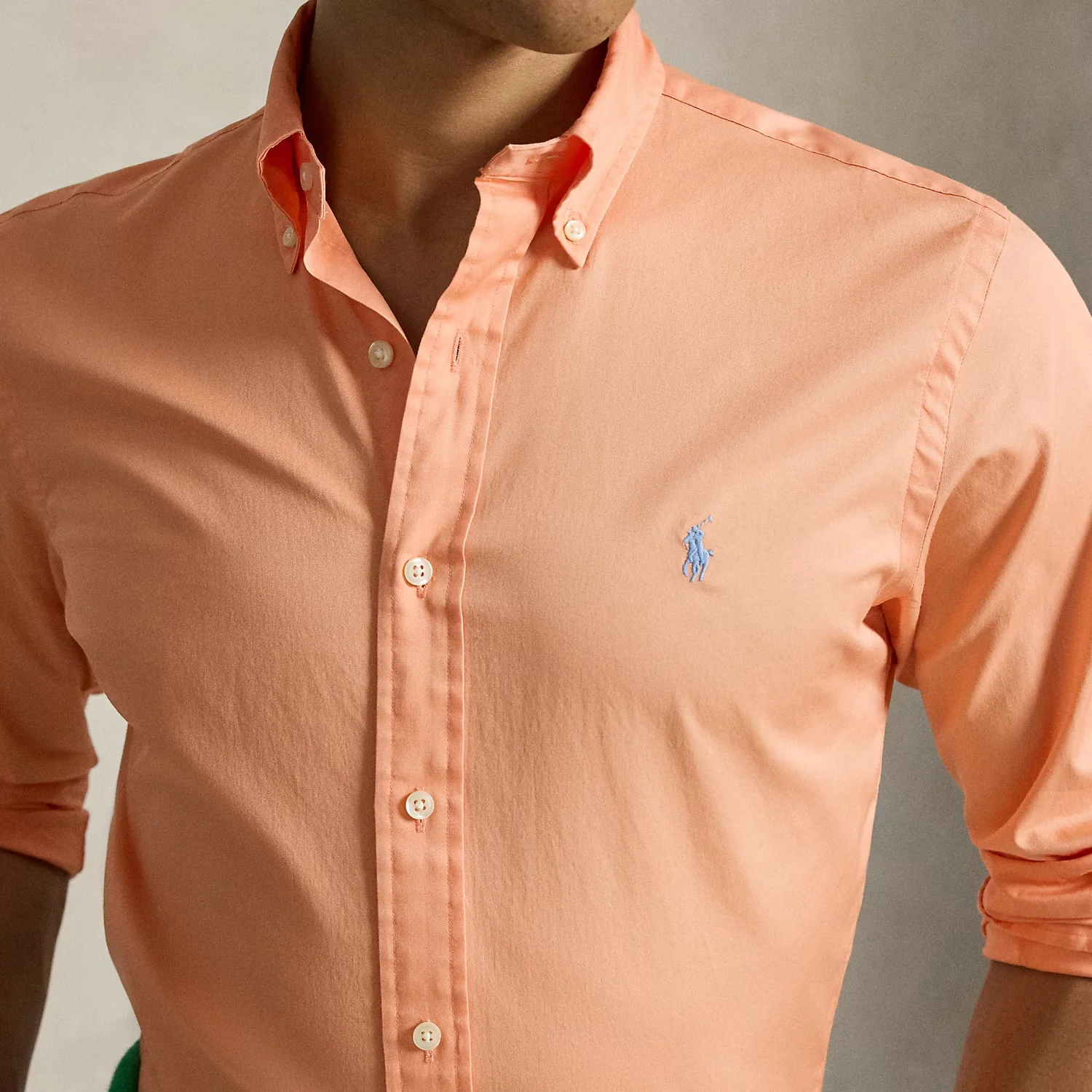 Custom Fit Featherweight Twill Shirt - Image 3