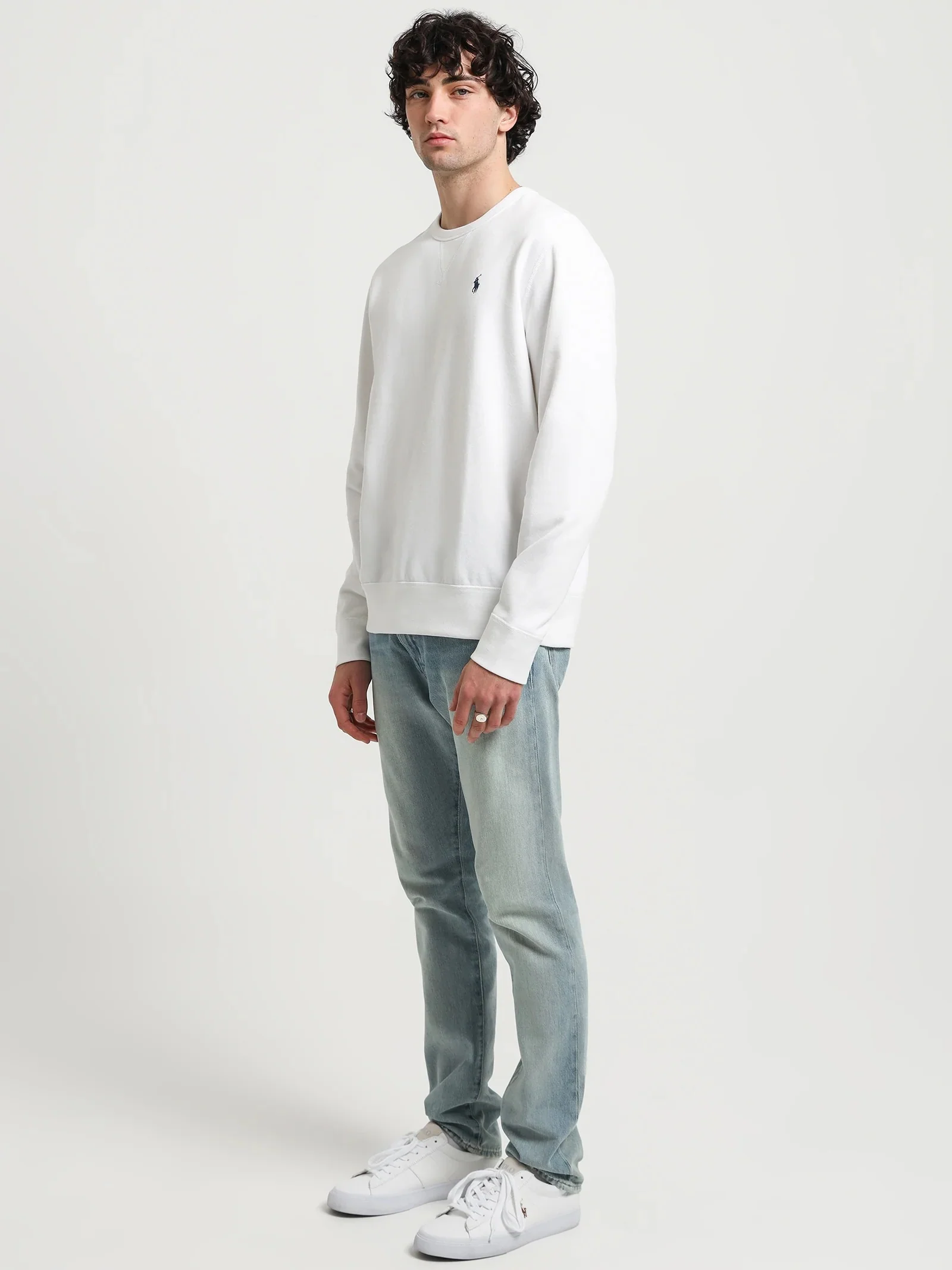 710766772 WHITC RALPH LAUREN SWEATSHIRT MEN WHITE - Image 2