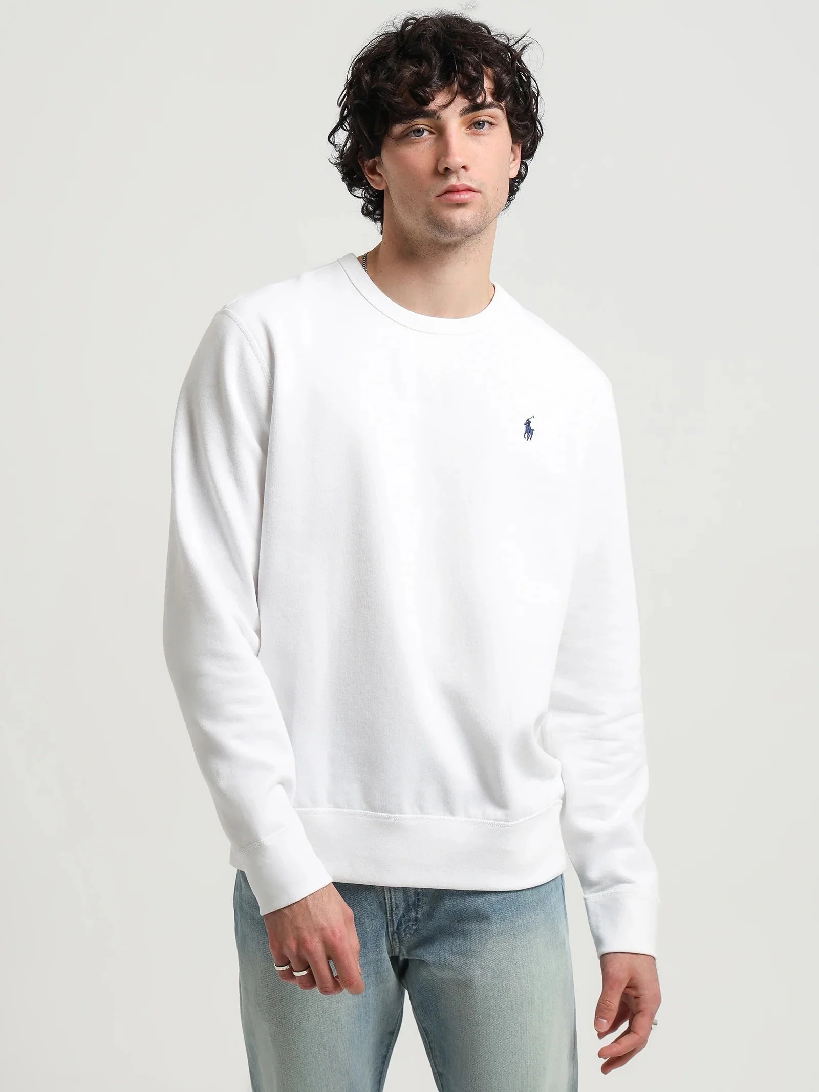 710766772 WHITC RALPH LAUREN SWEATSHIRT MEN WHITE - Image 3