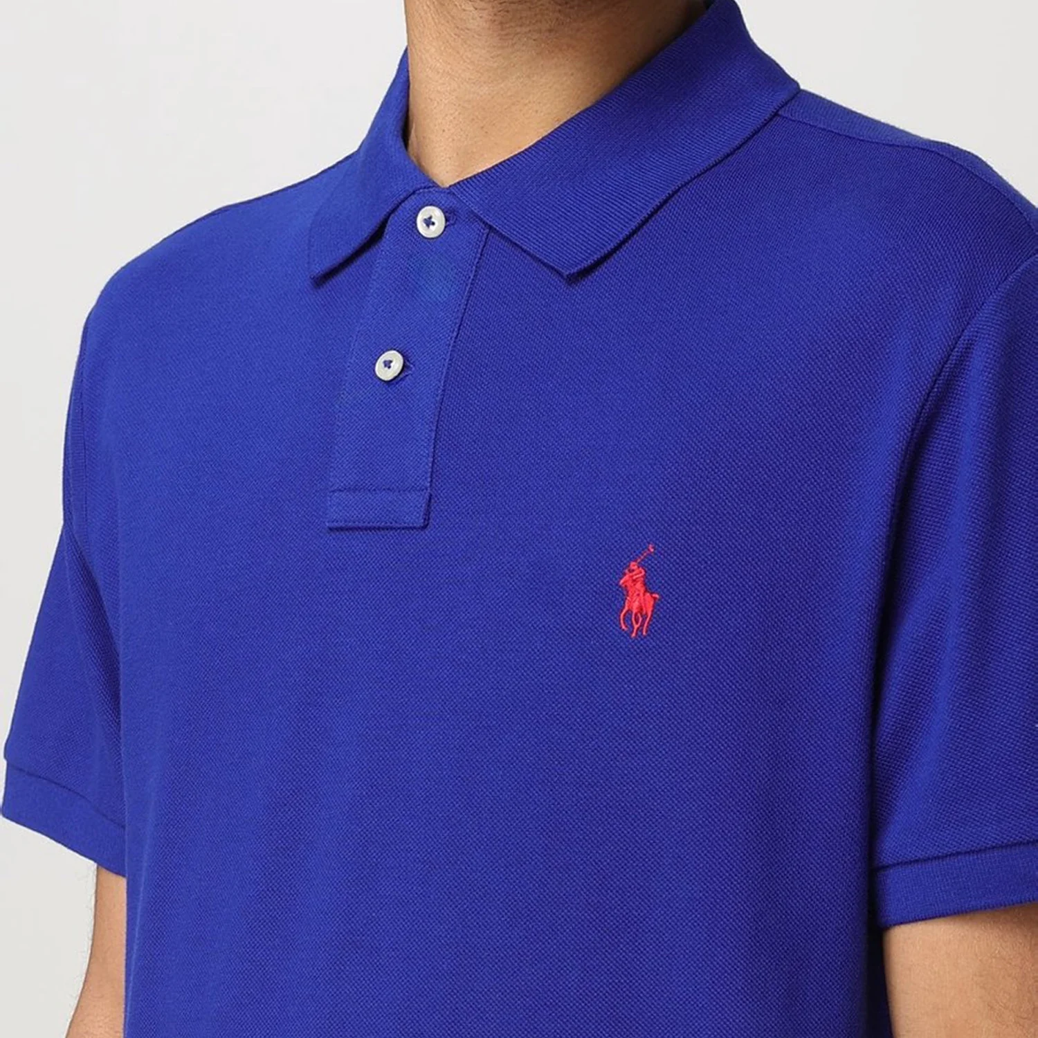 Slim Fit Mesh Polo Shirt  Polo Ralph Lauren - Image 3