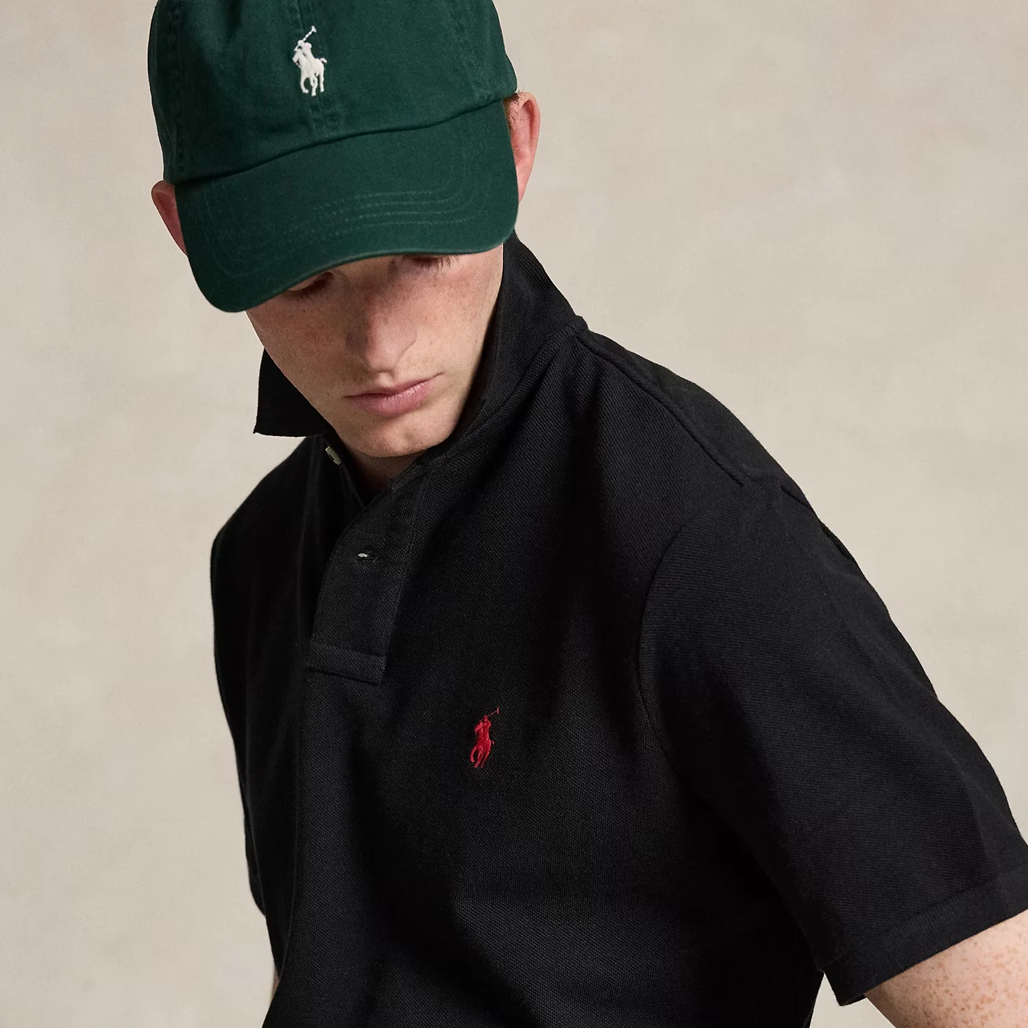 Slim Fit Mesh Polo Shirt  Polo Ralph Lauren - Image 4